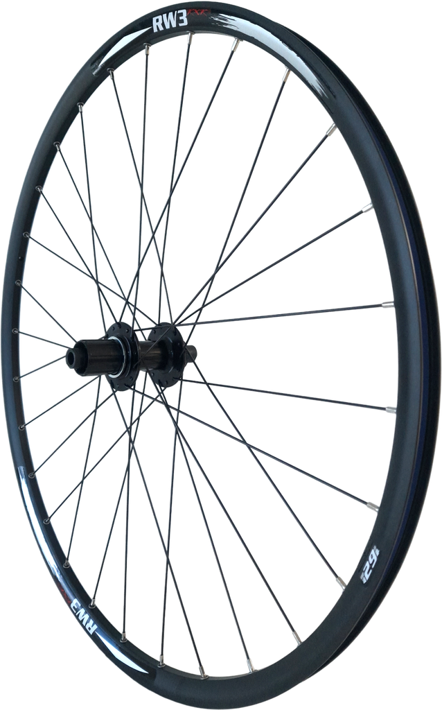 Rueda RXR RW3 29 alloy 28H 142x12mm disc c/look HUB:622R black posterior