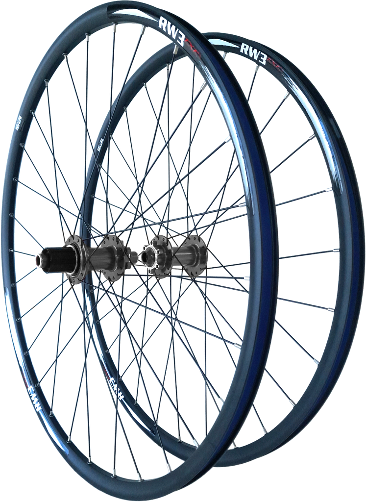 Ruedas RXR RW3 700C disc F100x15/R142x12mm HUB:802 black set
