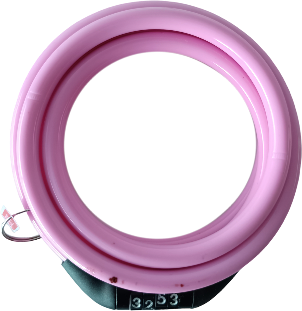Seguro LOGAN de bicicleta 8x1500mm pink