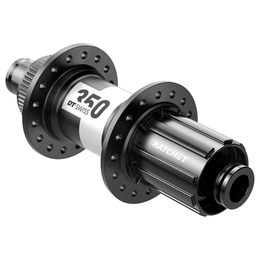 Manzana DT SWISS Ruta 350 142x12mm 28h-tipo J c/lock Ratchet 36t SL - Shimano HG-R posterior black