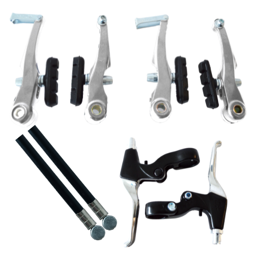 Kit LOGAN freno v-brake alum SILVER