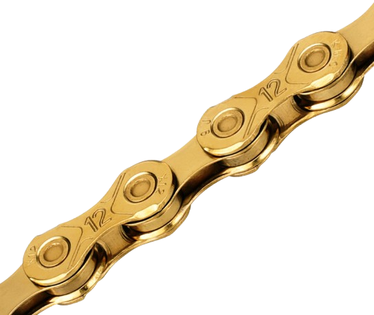 Cadenilla KMC 1/2x11/128 126 links X12 gold 12v
