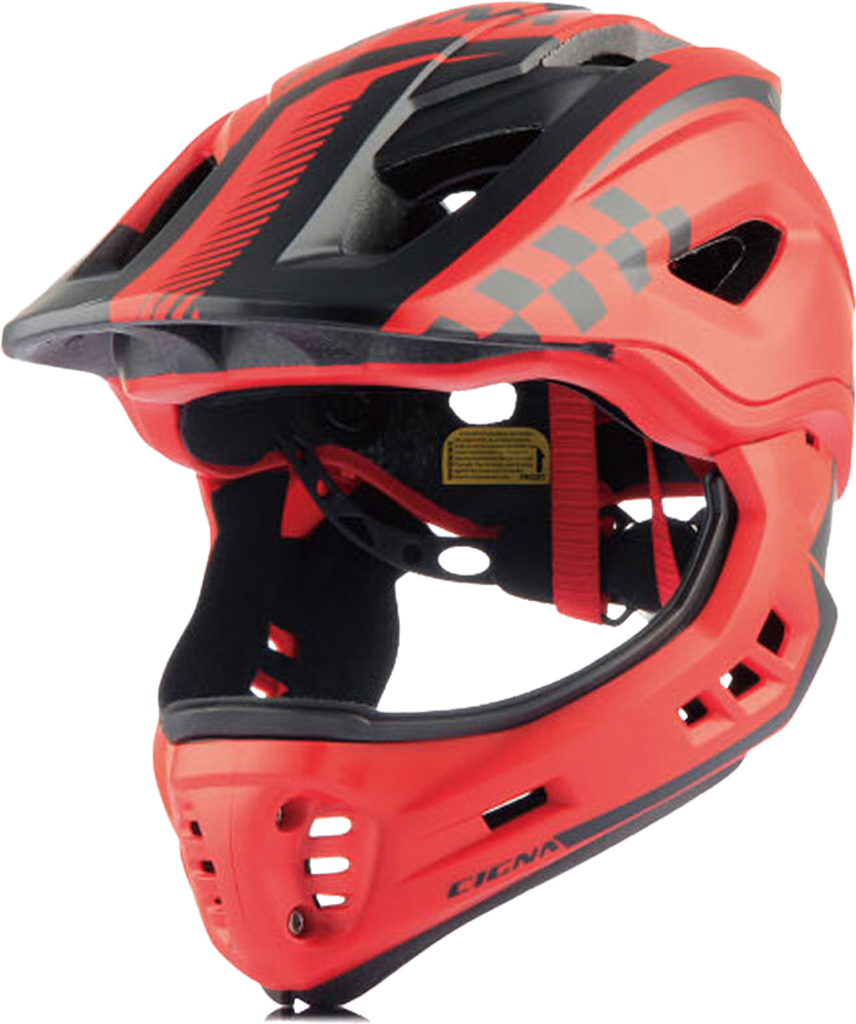 Casco CIGNA TT-32 BMX w/visor integrated S (48-53cm) Red 