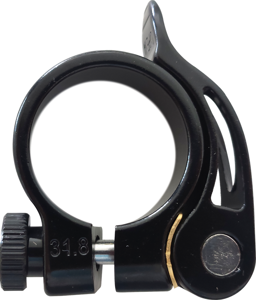 Abrazadera ZOOM c/bloqueador 31.8 black