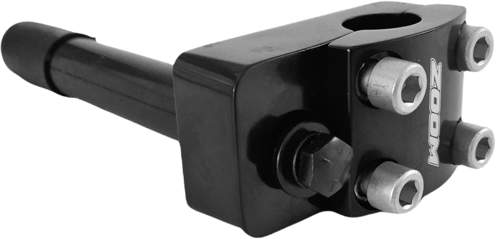 Stem ZOOM BMX 25.4mm 21.1 plano black