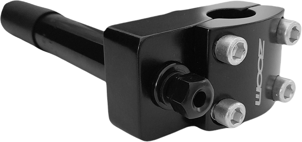 Stem ZOOM BMX 25.4mm p/rotor 22.2 plano black