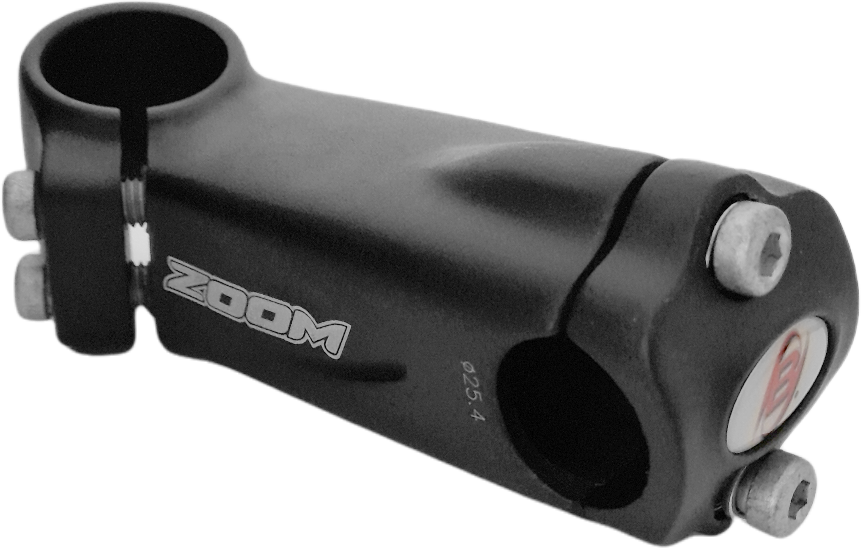 Stem ZOOM MTB 25.4 105mm black +/-15