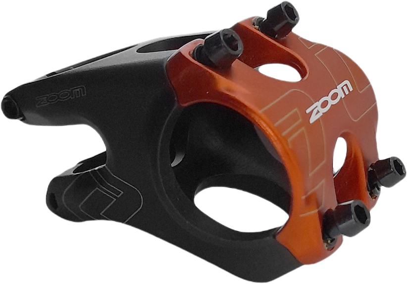Stem ZOOM MTB DH FOV 40mm 31.8mm TEQUILA black/orange -12