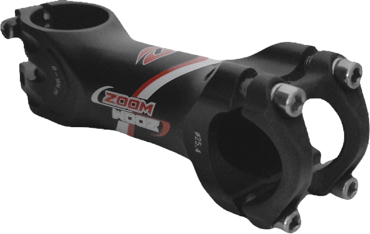 Stem ZOOM MTB Ruta 90mm 25.4 black +/-7