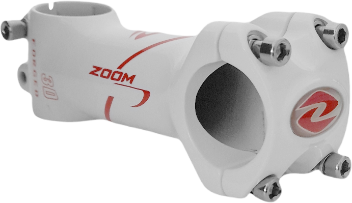Stem ZOOM MTB-Ruta FOV 90mm white +/-7