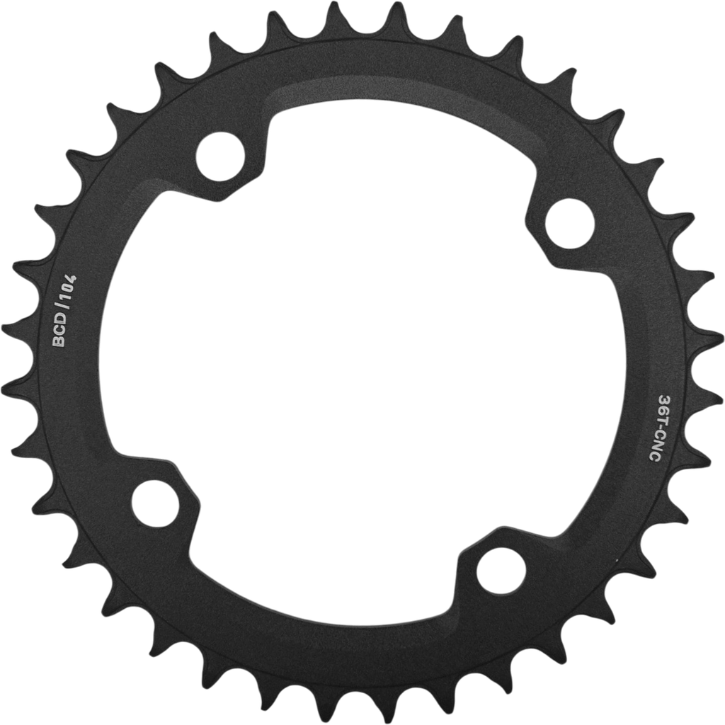 Coronilla GRAVITY redonda 36T 104BCD black