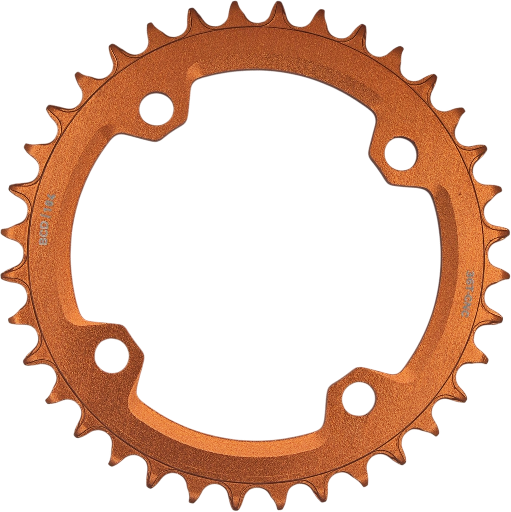 Coronilla GRAVITY redonda 34T 104BCD orange