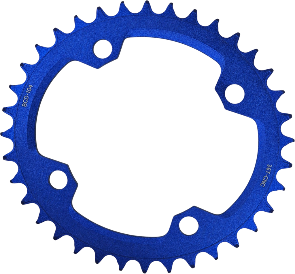 Coronilla GRAVITY ovalada 34T 104BCD blue