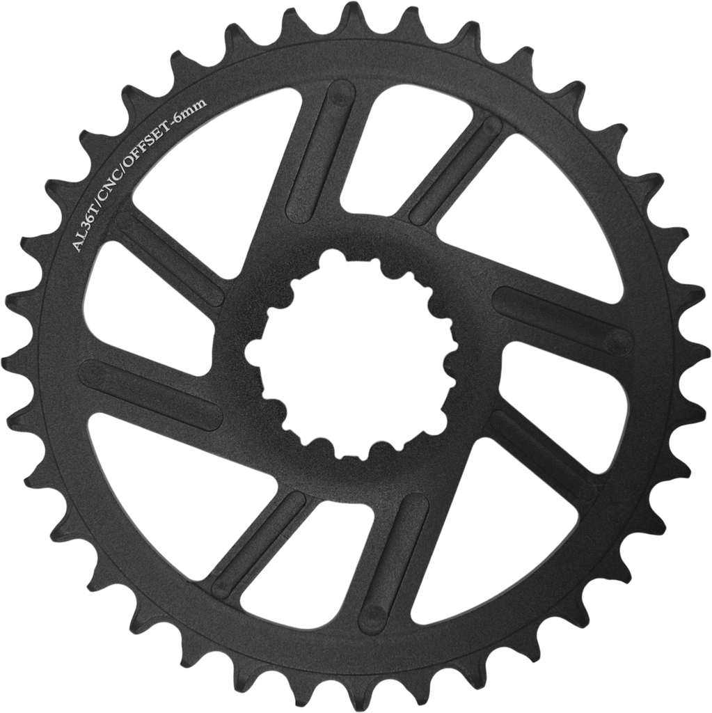 Coronilla GRAVITY Sram compatible offset 34T 6MM black