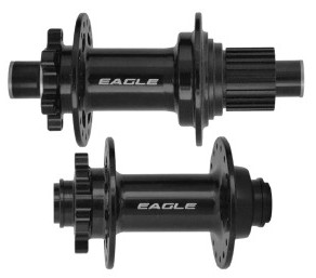 Manzanas EAGLE-F MTB  alum 32H  12v MS disc  6/bolt buje 15x110/12x148mm par black