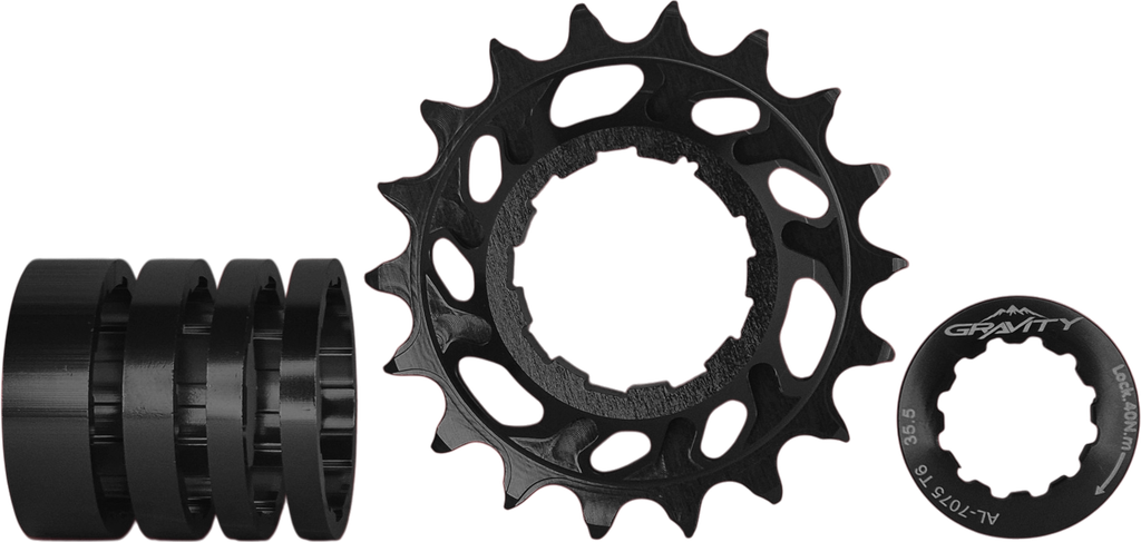 Piñon GRAVITY p/STUNT 18T black