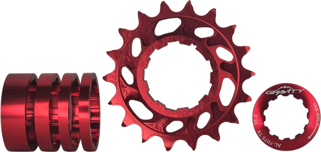 Piñon GRAVITY p/STUNT 18T red