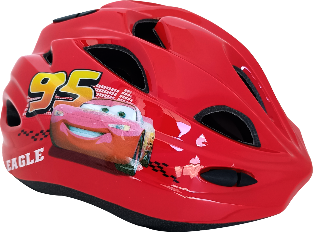 Casco niño EAGLE-F out mould red CAR