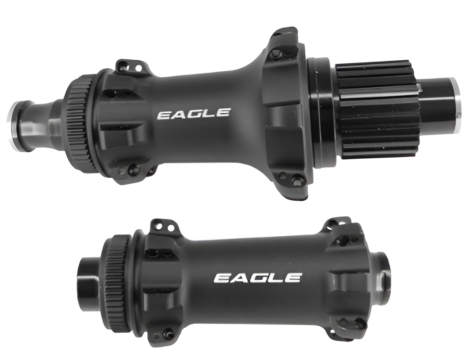 Manzanas EAGLE-F MTB alum  28H 12v MS  disc BOOST 15x110/12x148mm  c/lock radio recto par black