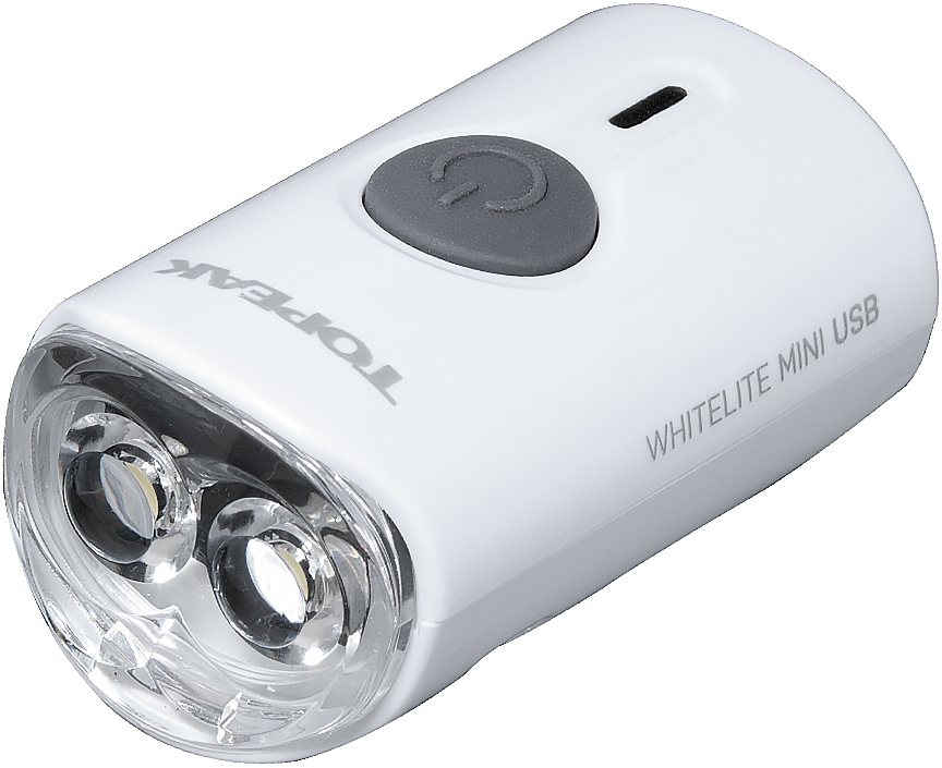 Lampara TOPEAK delanter Mini USB TMS079W White