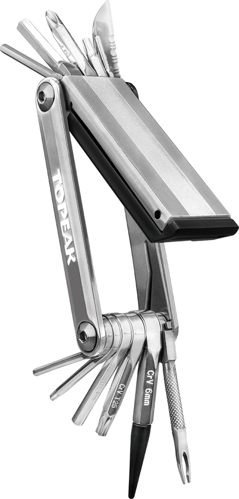 H-Navaja TOPEAK TUBI 18 mini tool silver TUB-18S 18 fun w/tubeless tire repair kit 