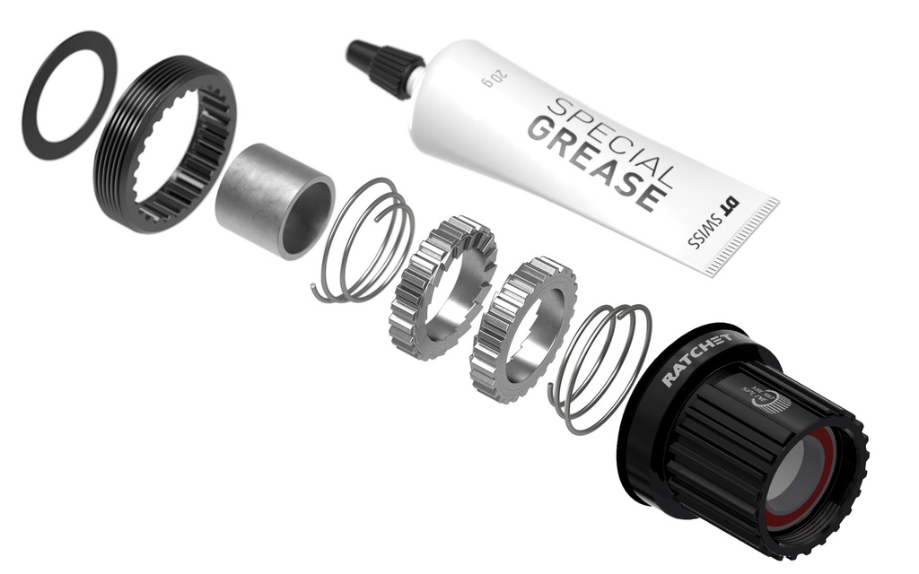 Kit DT SWISS Ratche LN conversion 3 pawl a rache c/freewheel Shimano Micro Spline 