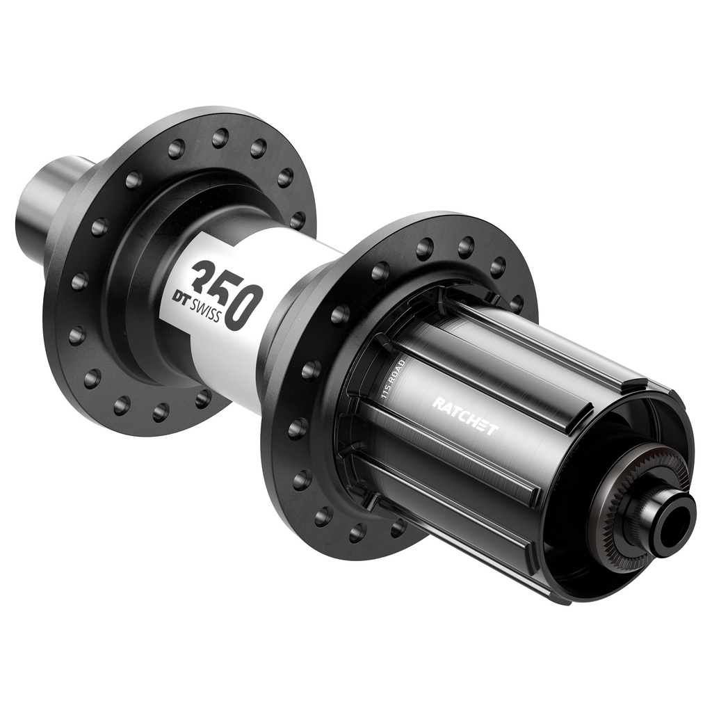 Manzana DT SWISS 350 Ruta 130x5mm 32h tipo J c/brake Ratchet 36 SL - Shimano HG posterior black