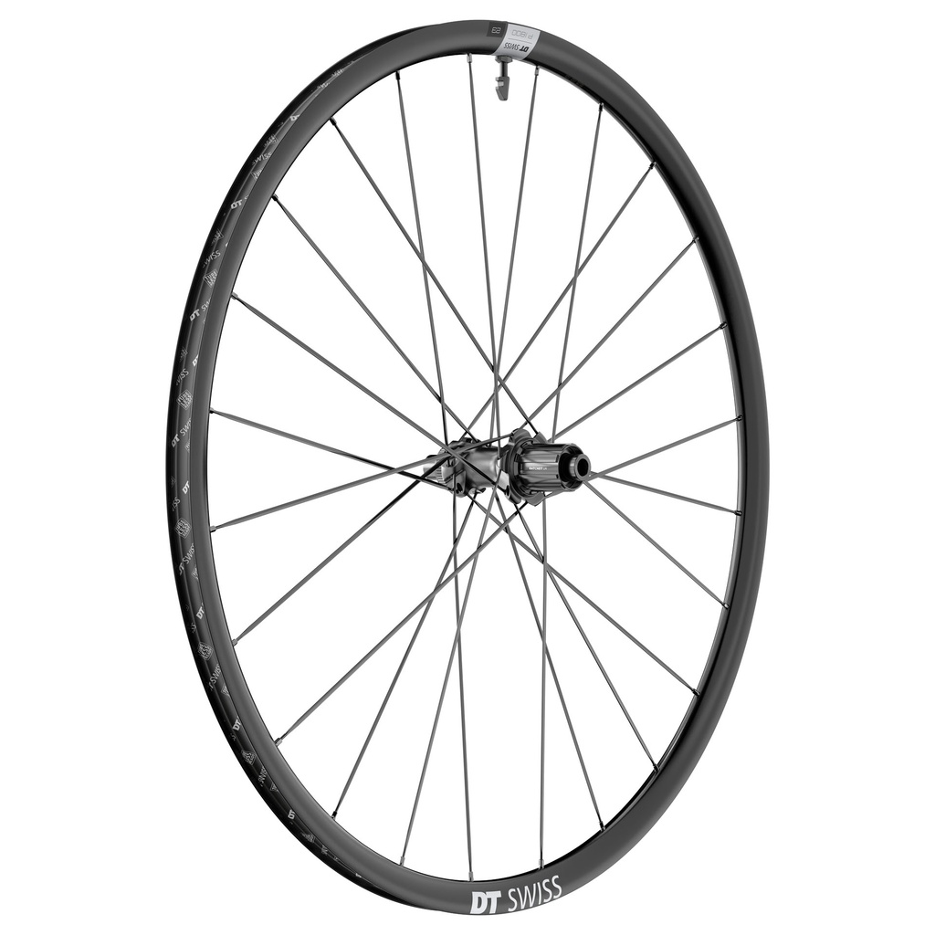 Rueda DT SWISS 700 P 1800 SPLINE center lock 142x12mm manzana Shimano HG- Ratchet LN18 posterior