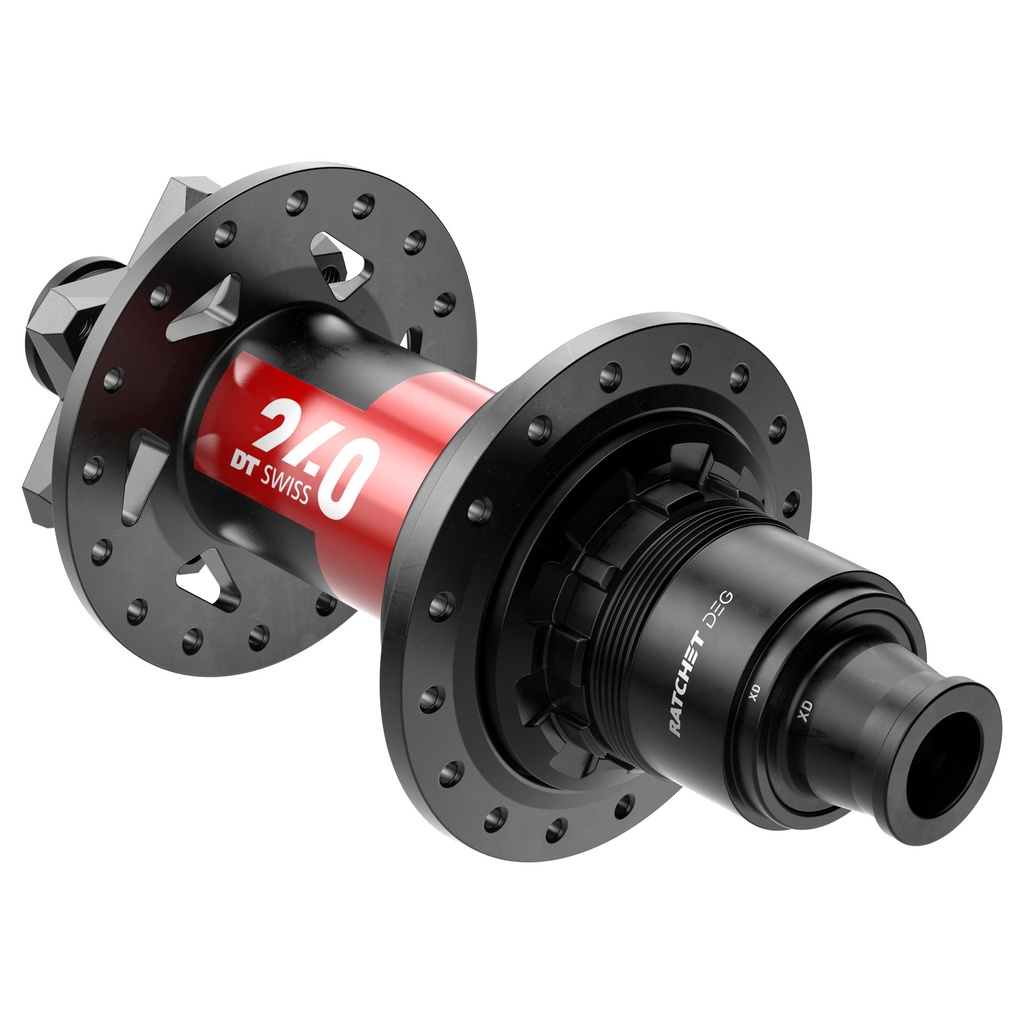 Manzana DT SWISS 240 MTB 148x12mm 28h tipo J 6bolt Ratchet DEG 90 - SRAM XD posterior
