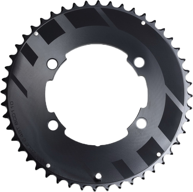 Coronilla DRIVELINE ZELE BCD110 alum 42T 4tornillos p/R7100 & R8100 black TW