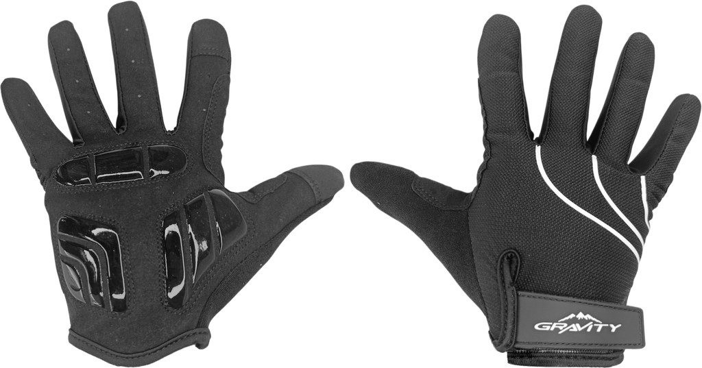 Guantes GRAVITY ciclismo d/largoEG-700 black M