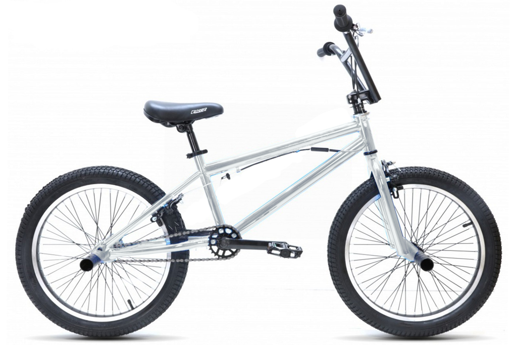 Bicicleta CROSSER 20 BMX CHILLY-B alum freestyle silver