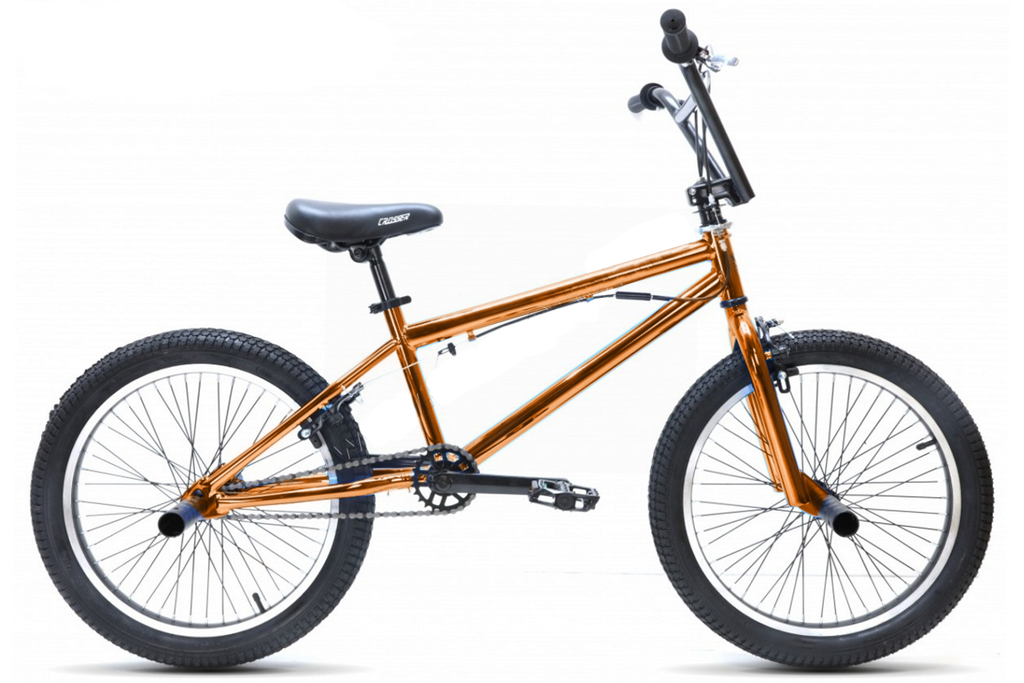 Bicicleta CROSSER 20 BMX CHILLY-B alum freestyle brown