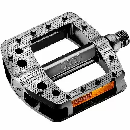 Pedal NECO MTB-BMX plast 9/16 plano black WP501 CN