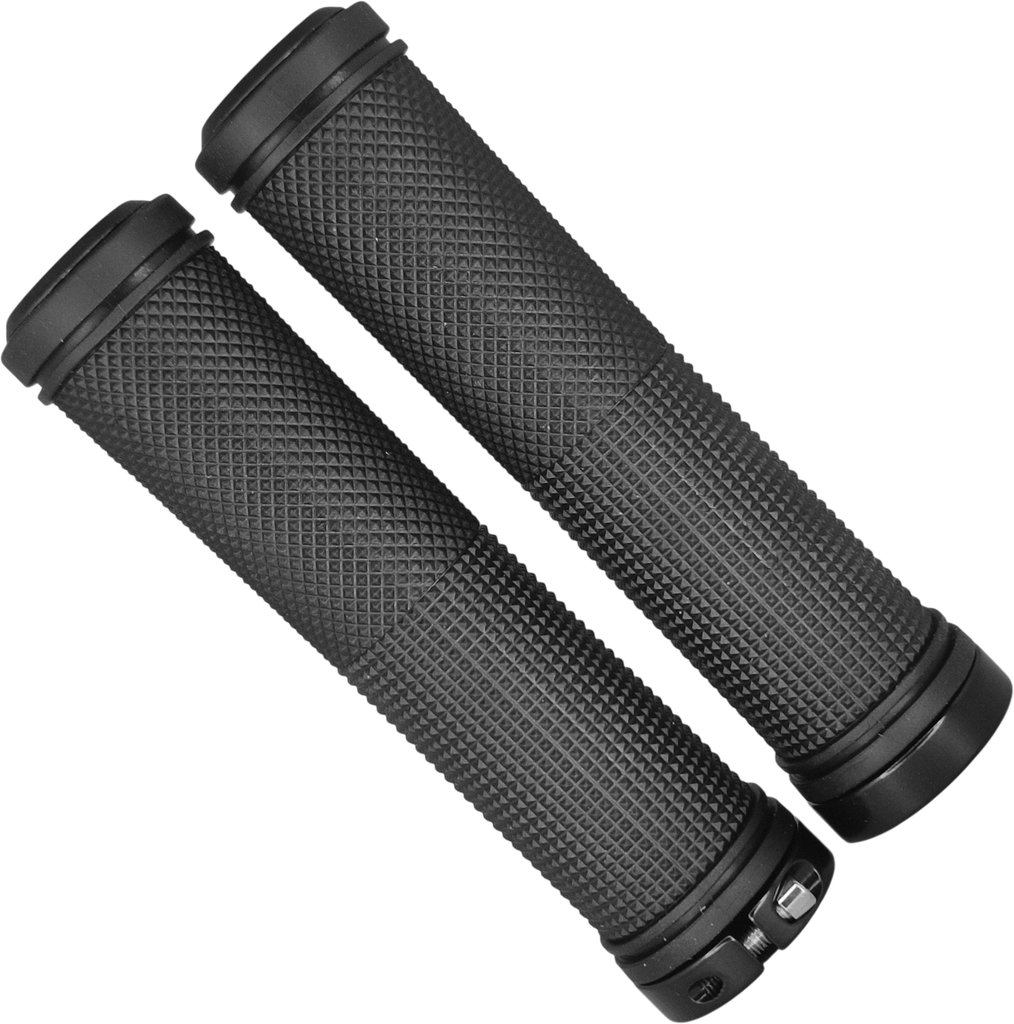 Grips GRAVITY c/seguro 130mm black/black par