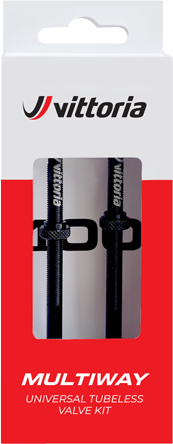 Valvula VITTORIA Multiway tubeless black 40mm 2 pcs 1AA00091