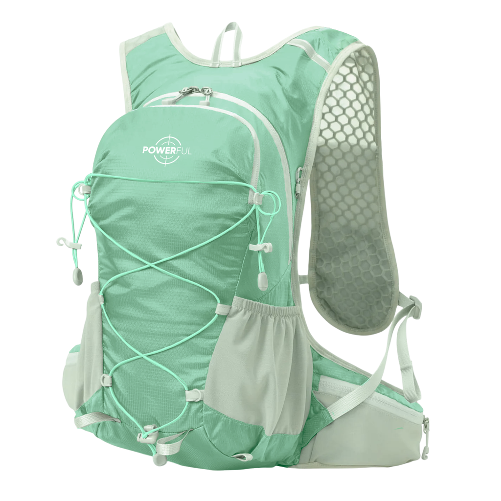 Mochila POWERFUL Trail Running  comp  turquoise/gray  RB-2435