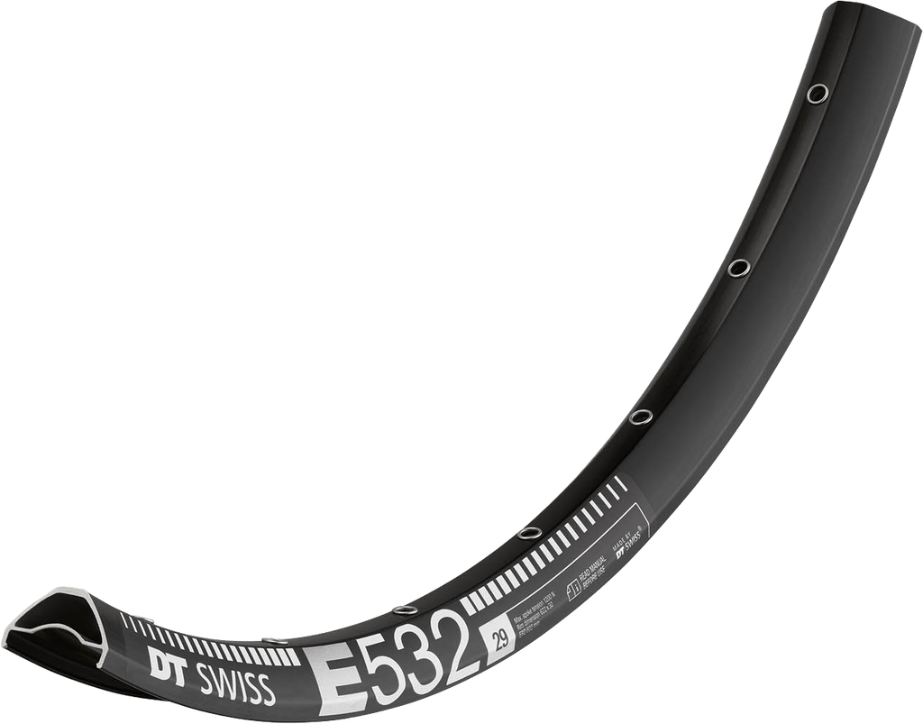 Aro DT SWISS 29 E 532 alum 30mm 28H anillado p/tubeles disc black