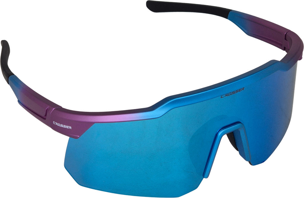 Gafas CROSSER REVO EG-503 frame purple blue / blue Lens  red