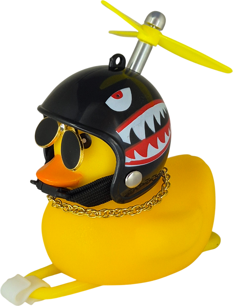 Decoracion duck c/luz light black