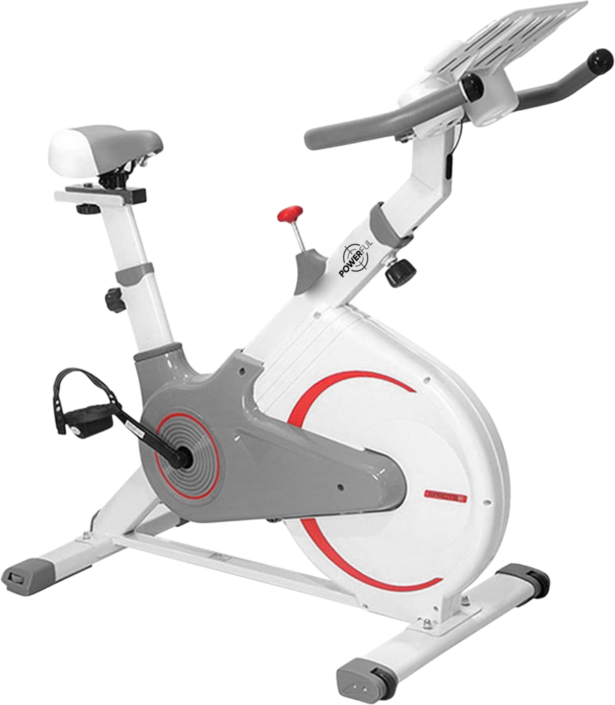 Bicicleta estatica SPINNING YD-612 120Kgs MAX computer white/grey