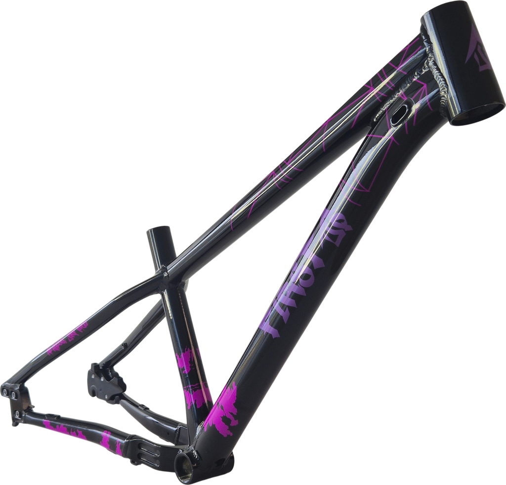 Cuadro F1RST UP-F 26-27,5 STUNT/DIRT disc plr/30.9 c/interno black/purple