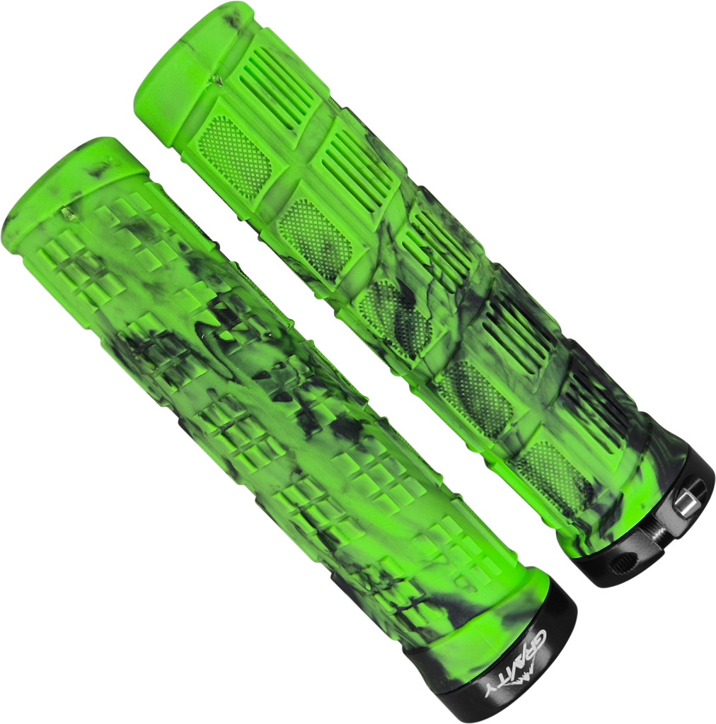 Grip GRAVITY 130mm TPR GRP-3438 green c/seguro black