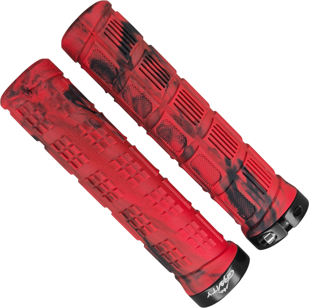 Grip GRAVITY 130mm TPR GRP-3438 red c/seguro black