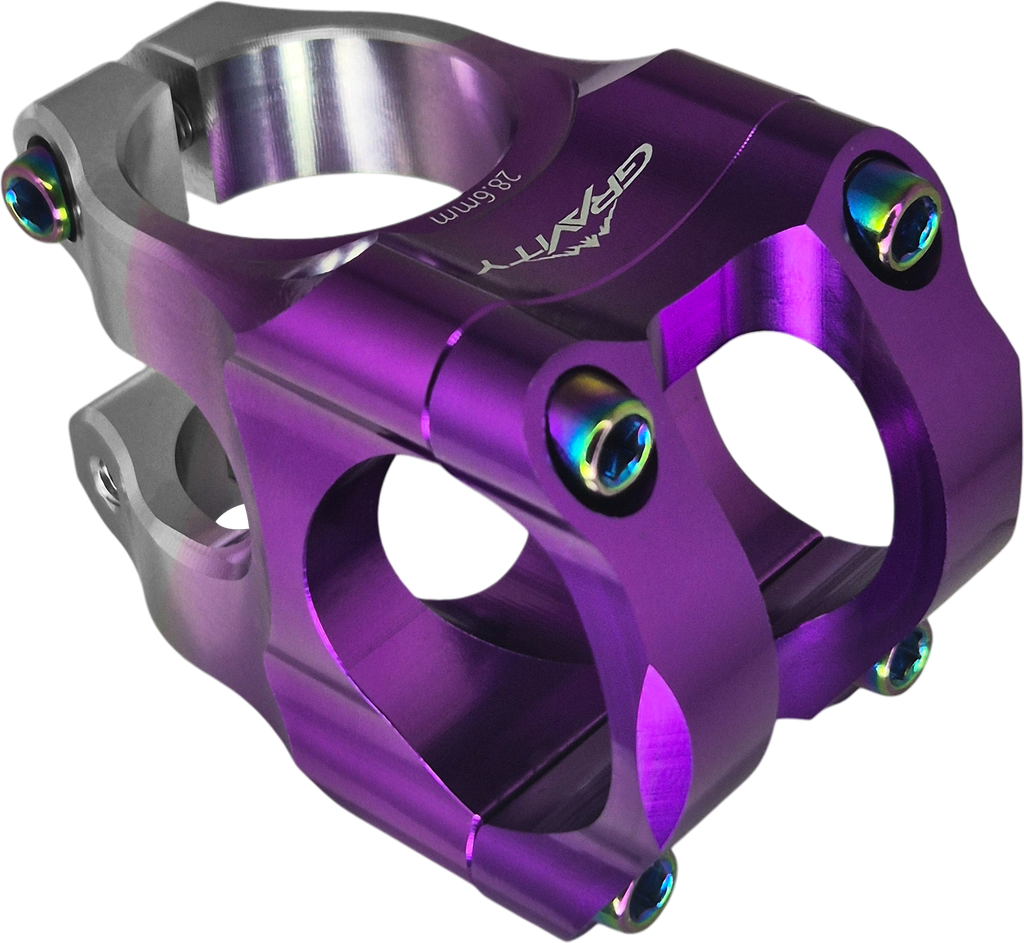 Stem GRAVITY MTB STUNT 341 31,8 E:35MM purple/silver
