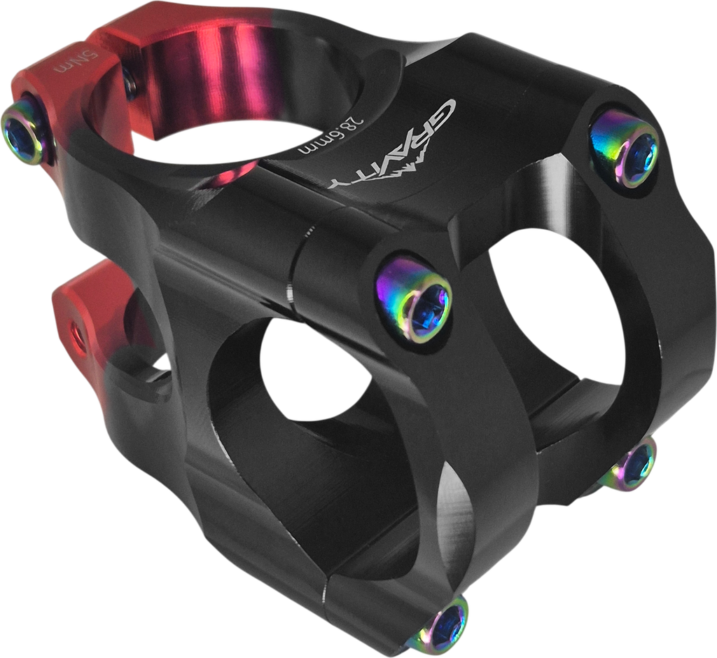 Stem GRAVITY MTB STUNT 341 31,8 E:35MM black/red