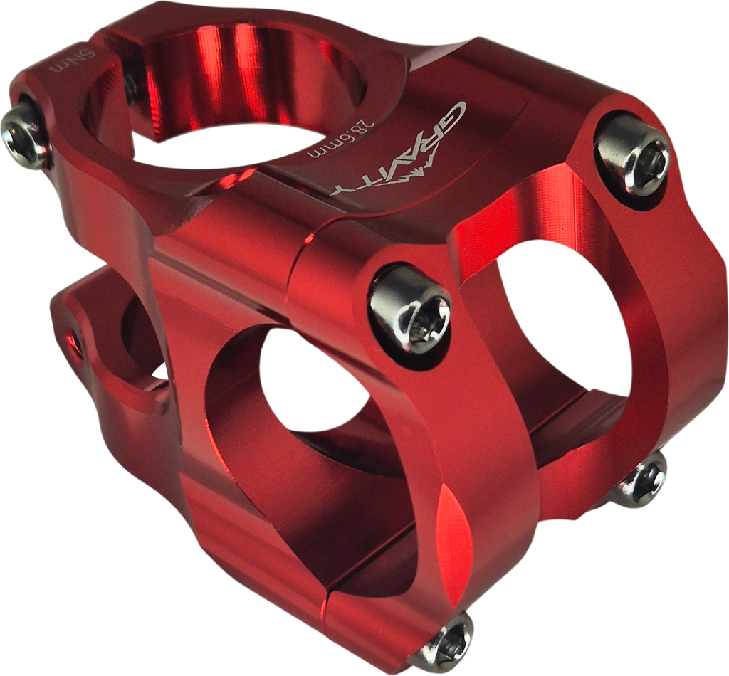 Stem GRAVITY MTB STUNT 341 31,8 E:35MM red
