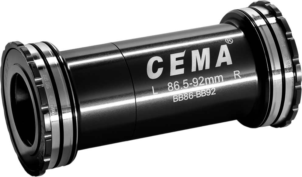 Pista Central CEMA Pressfit BB86-BB92 for SRAM DUB W: 86,5/92 x ID: 41 mm ceramico black