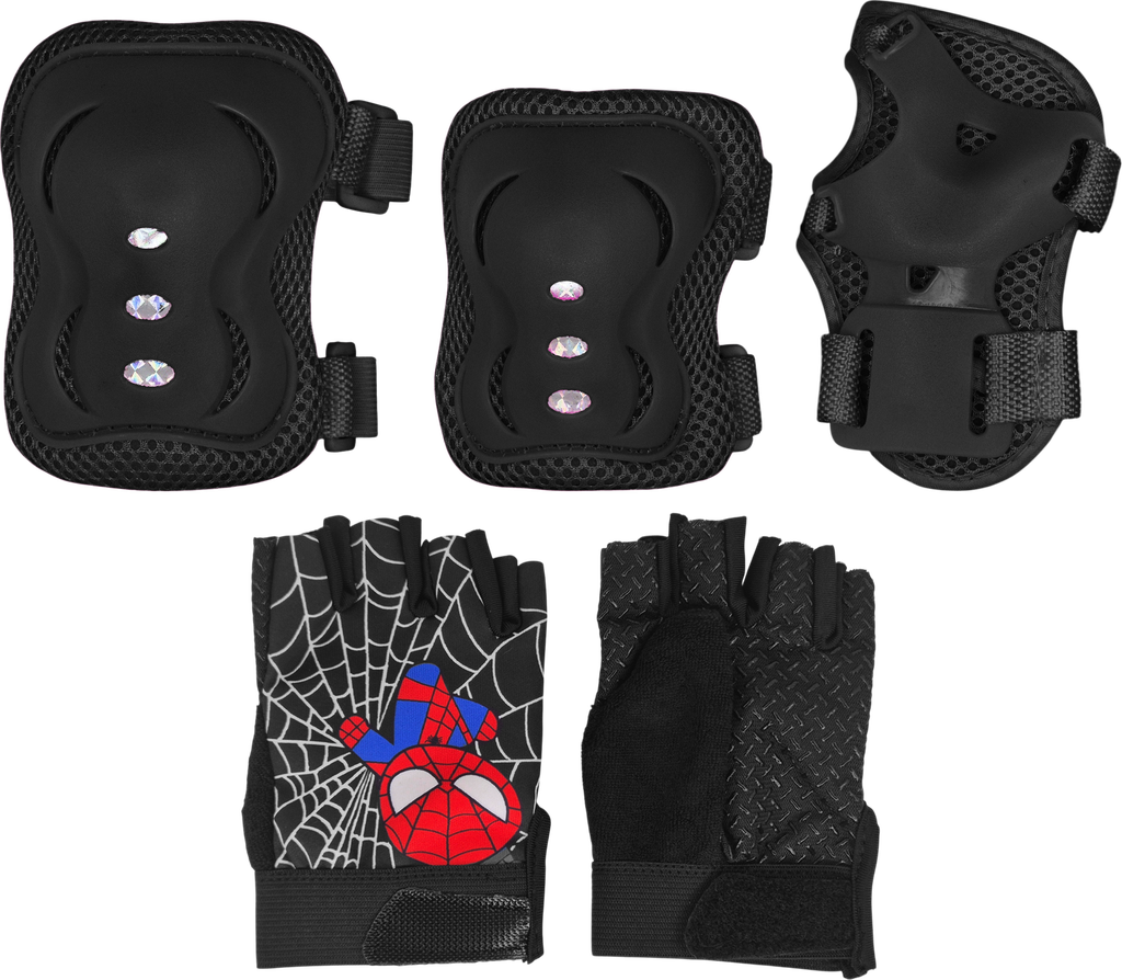 Kit GRAVITY protecciones c/guante c/protector de mano niño black