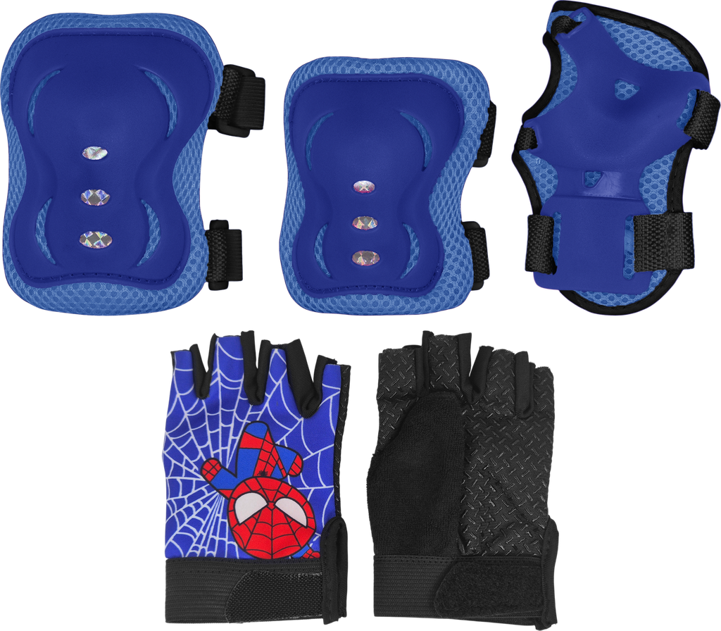 Kit GRAVITY protecciones c/guante c/protector de mano niño blue